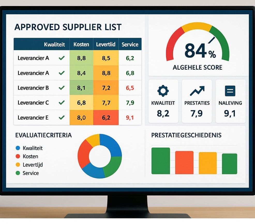 Leveranciersbeoordeling ISO 9001: Voorbeeld, Checklist & Stappenplan