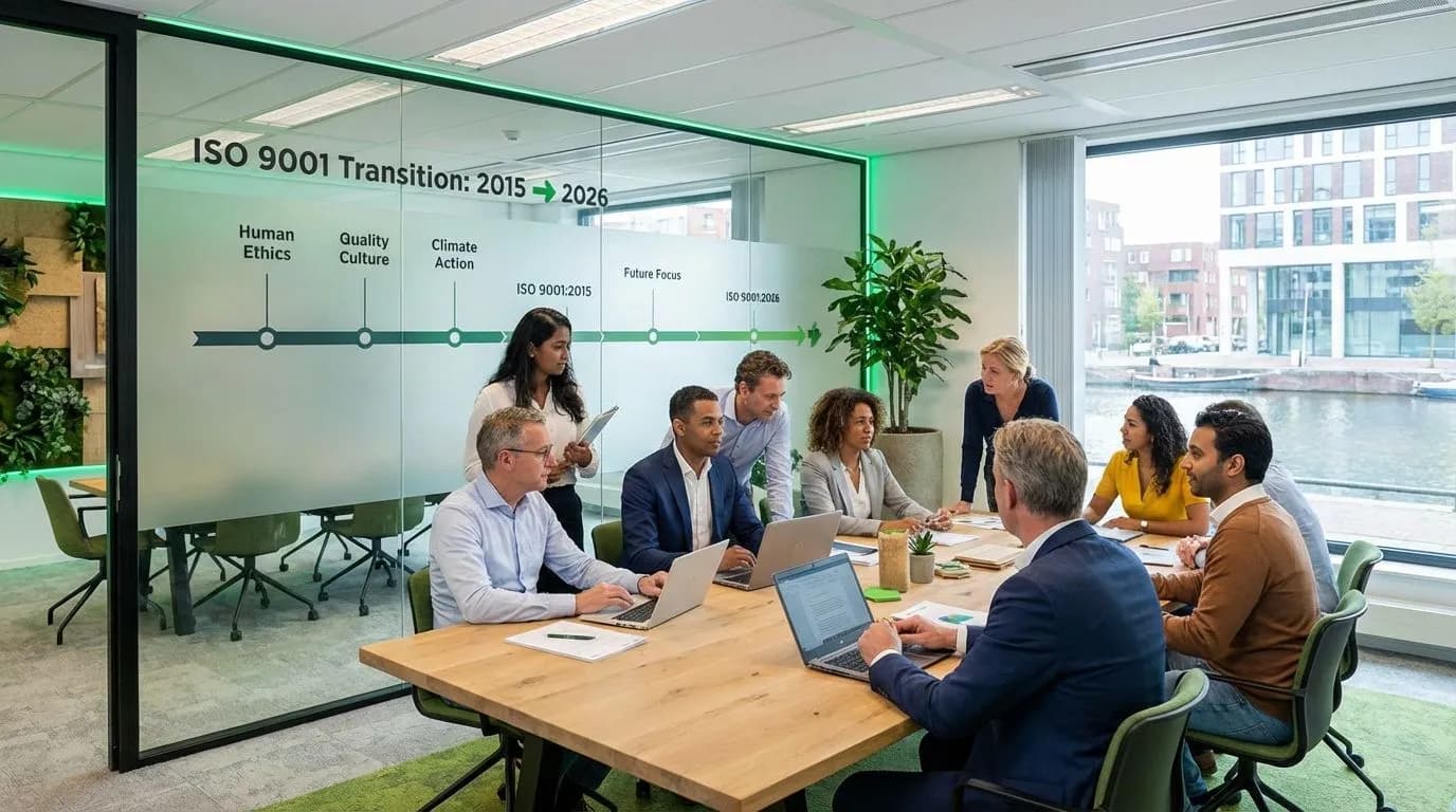 Overzicht van ISO 9001:2026 veranderingen en transitie-tijdlijn