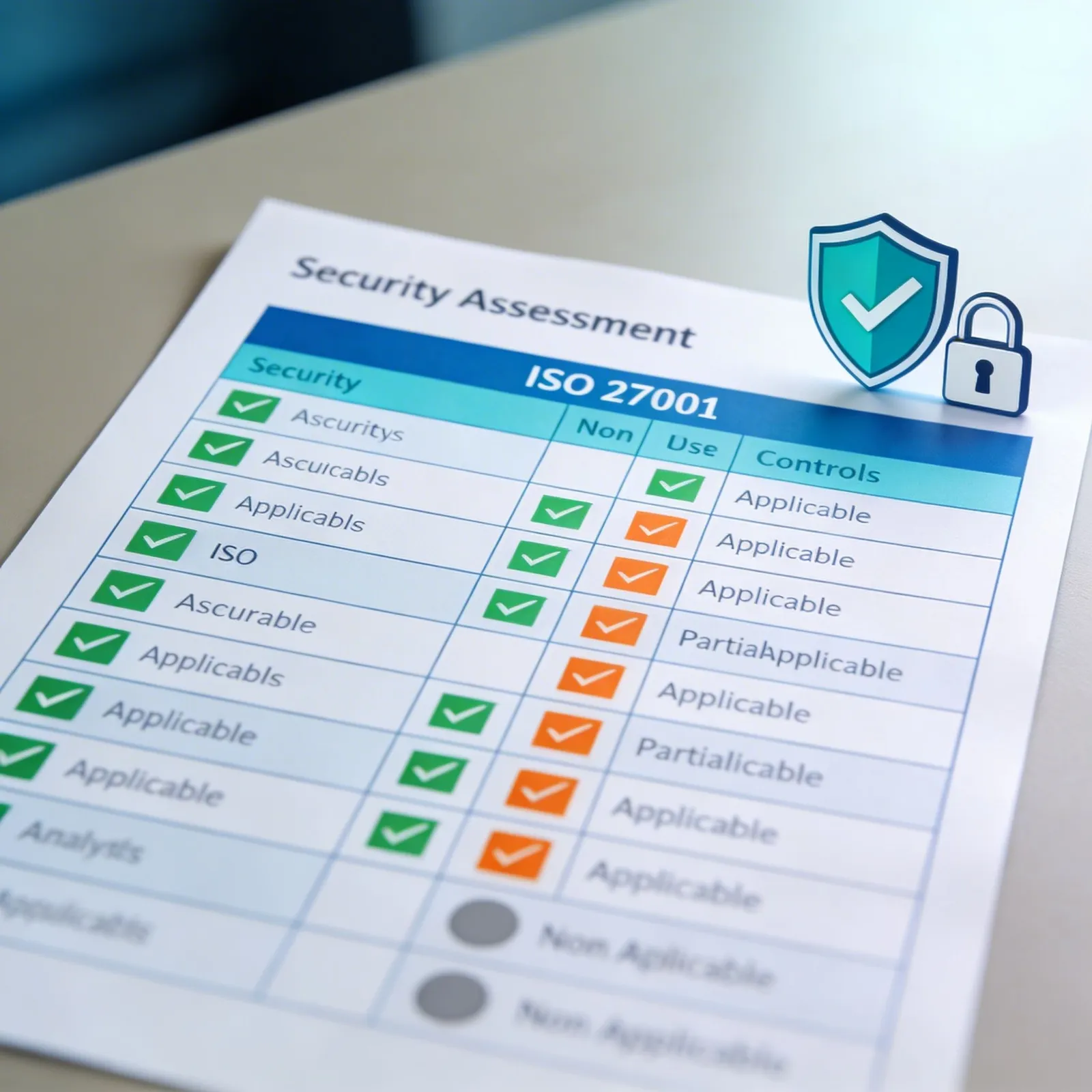 Voorbeeld verklaring van toepasselijkheid SoA ISO 27001 met Annex A controls tabel